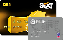 Gold Sixt Card